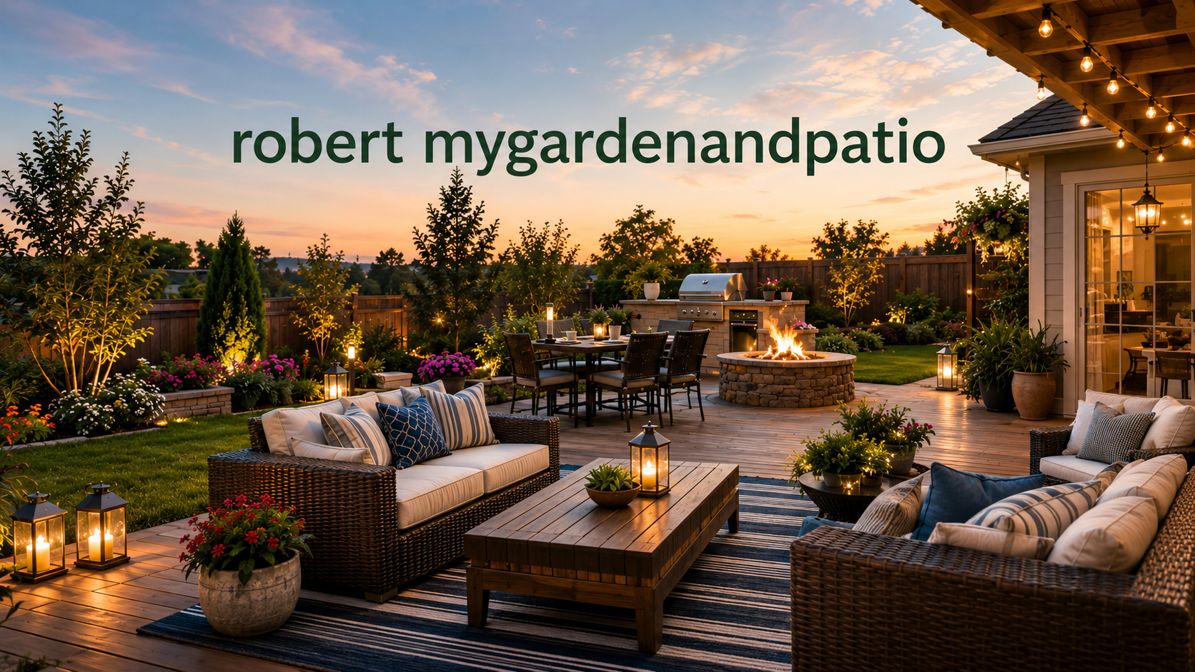 Robert MyGardenAndPatio: Transforming Outdoor Living with Style and Comfort