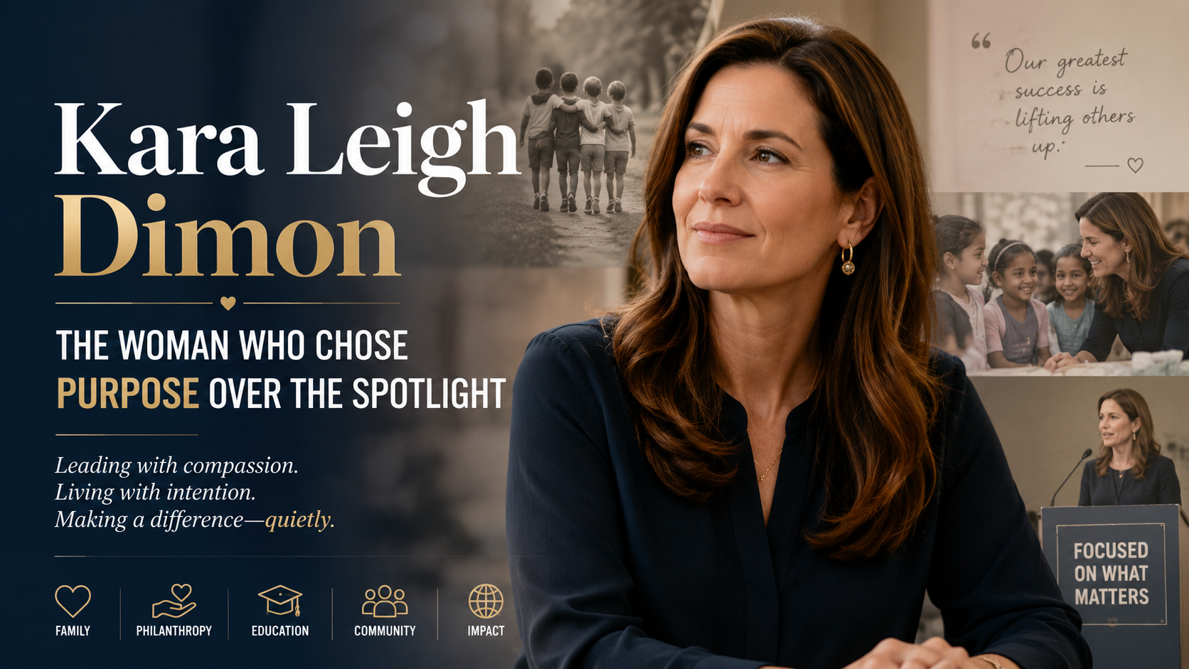 Kara Leigh Dimon: The Woman Who Chose Purpose Over the Spotlight