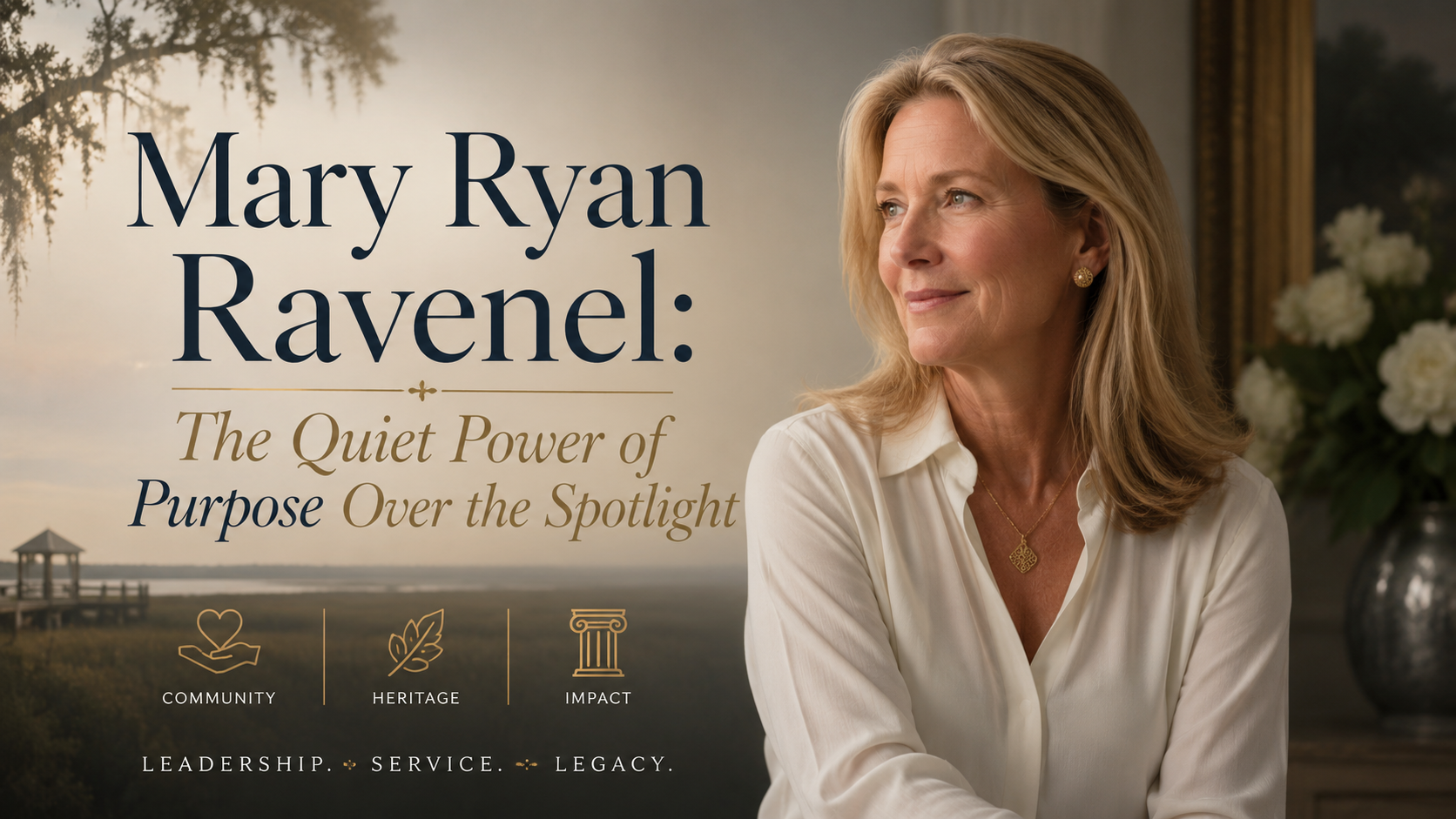 Mary Ryan Ravenel: The Quiet Power of Purpose Over the Spotlight