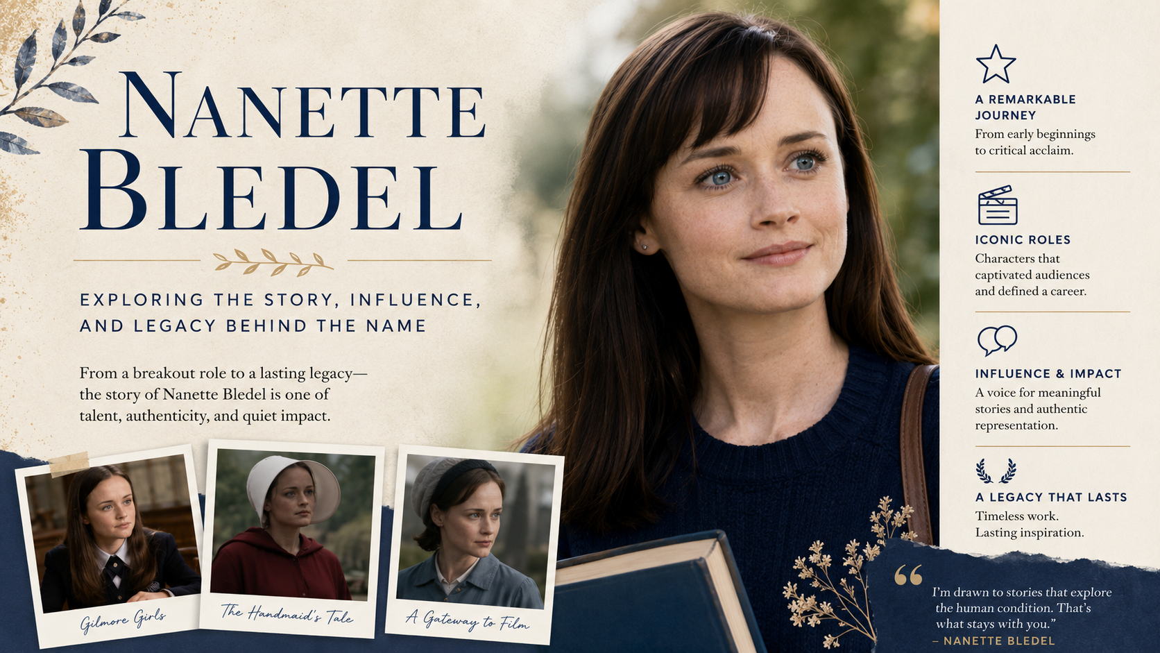 Nanette Bledel: Exploring the Story, Influence, and Legacy Behind the Name
